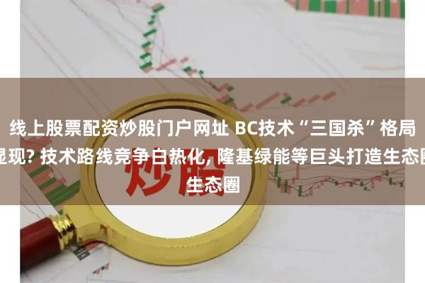 线上股票配资炒股门户网址 BC技术“三国杀”格局显现? 技术路线竞争白热化, 隆基绿能等巨头打造生态圈